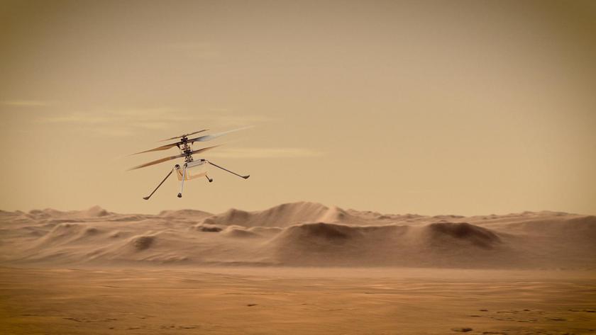 Марсианский дрон Ingenuity поднялся на рекордную высоту в ходе 35-го полёта