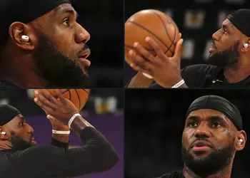 Баскетболист NBA Леброн Джеймс ходит с неанонсированными TWS-наушниками Beats Studio Buds