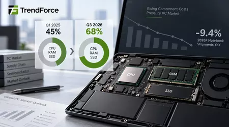 RAM, CPU, SSD : ces trois composants représentent désormais 68 % du coût d'un ordinateur portable