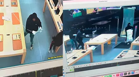 The robbers stole $100,000 worth of equipment from the Apple Store and simply threw most of the gadgets away