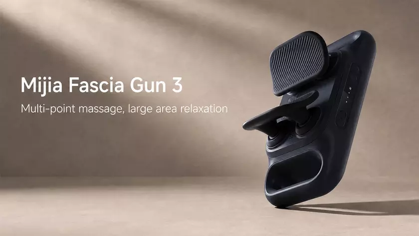 Массажный пистолет Xiaomi Mijia Fascia Gun 3 с тремя насадками