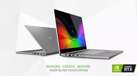 Razer Blade Studio Edition: ноутбуки на 15" та 17" з 4K OLED-екраном та прискорювачем Nvidia Quadro RTX 5000