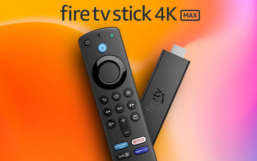 Скидка 30 евро: приставку Fire TV Stick 4K Max с поддержкой Wi-Fi 6, HDR и Dolby Vision продают на Amazon за 44.99 евро