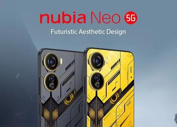 Nubia Neo 5G: игровой смартфон с экраном на 120 Гц, чипом Unisoc T820, батареей на 4500 мАч и ценой $199
