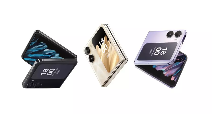 Раскладушка OPPO Find N2 Flip с чипом MediaTek Dimensity 9000+, двумя экранами и камерой на 50 МП готова к глобальному анонсу