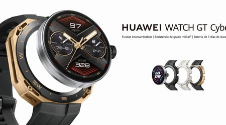 The Huawei Watch GT Cyber smartwatch with removable dial has made its debut outside of China