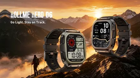 Rollme Hero D6: броньований годинник з автономними картами та дводіапазонним Multi-GNSS
