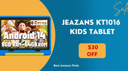 Jeazans KT1016 Kids Tablet - $30 Limited Discount!