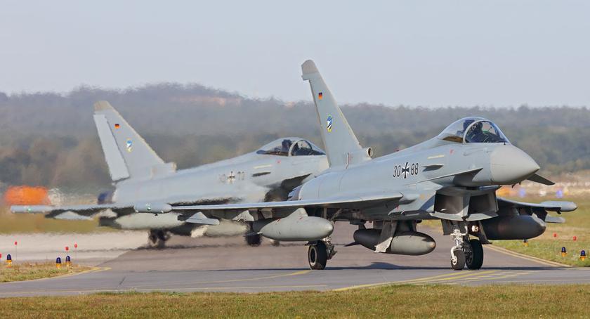 Germany has ordered 38 upgraded Eurofighter Typhoons worth  billion, but Airbus will need 7 years to produce and deliver