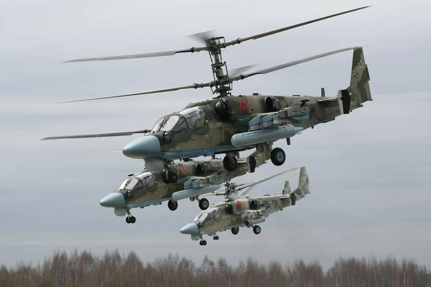 Minus 64 000 000 dolarów: AFU zestrzeliwuje 4 rosyjskie śmigłowce uderzeniowe Ka-52 w ciągu 18 minut