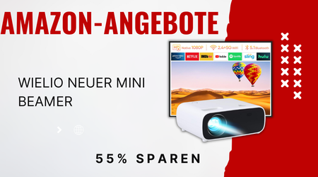 Wielio Mini Beamer 2024 – Jetzt 170€ günstiger!