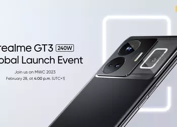 realme GT Neo 5 with a Snapdragon 8+ Gen 1 chip and 240W charging will be released on the global market as realme GT 3