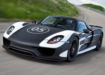 Гибридный суперкар Porsche 918 Spyder: 770 л.с. при расходе 3 л на 100 км