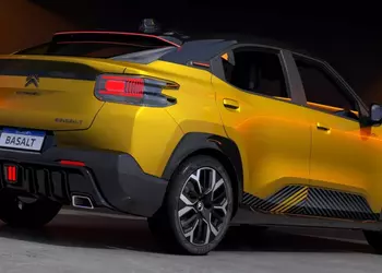 Citroën presented the Basalt Vision concept ...