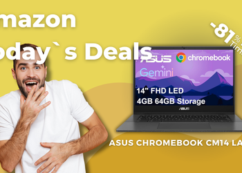 ASUS Chromebook CM14 Laptop – 81% Off This Amazing Deal!
