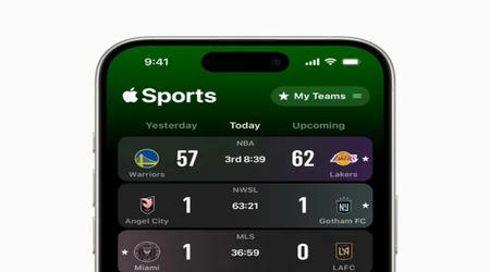 Apple lanza la aplicación Apple Sports con los resultados de las apuestas de las ligas deportivas