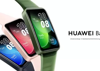 Huawei Band 8 with AMOLED screen, SpO2 sensor, battery life of up to 14 days and a price of 59 euros debuted in Germany