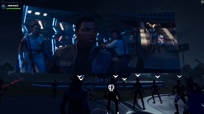 В Fortnite прошел допремьерный показ «Звездные войны: Скайуокер. Восход» с невероятным шоу (видео)