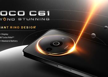 POCO C61: 90Hz display, MediaTek Helio G36 chip and dual camera priced from $89