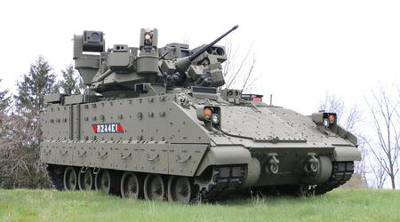The US will buy Bradley infantry fighting vehicles in a new M2A4E1 variant with improved control and defence systems