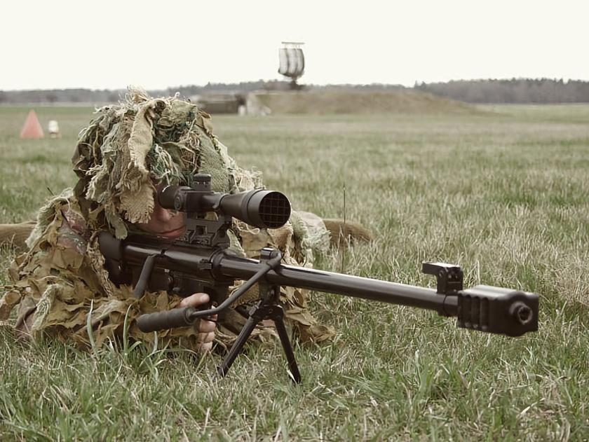 The Ukrainian Armed Forces use the ZVI Falcon OP99 sniper rifles, which were given to Ukraine by the Czech Republic at the beginning of the full-scale war