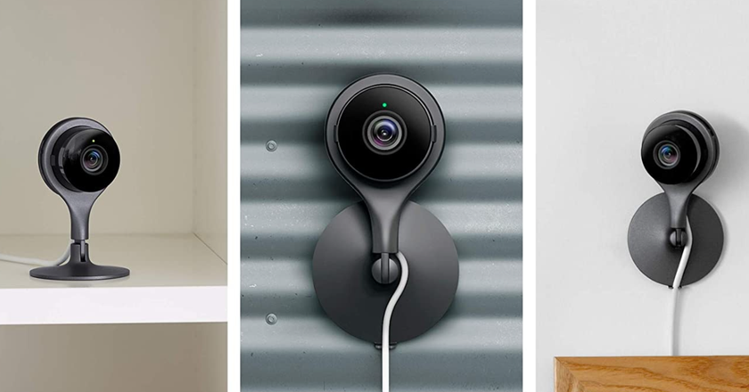 Caméras intérieures Google Nest Cam compatibles avec les appareils intelligents