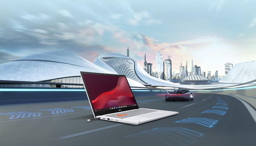 ASUS ha presentato il Chromebook Vibe CX34 Flip con chip Intel Alder Lake, display a 144 Hz e protezione MIL-STD-810H