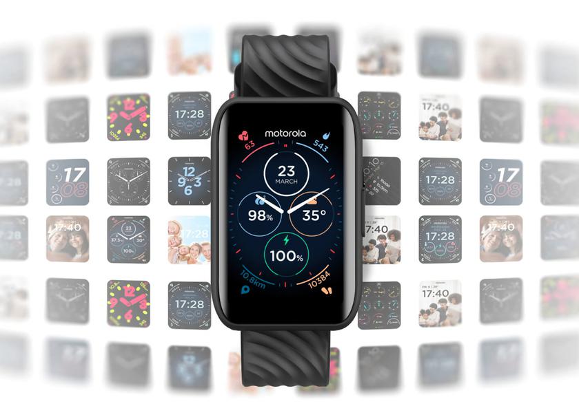 Moto Watch 40: LCD-дисплей, защита IP67, датчик SpO2, Moto Watch OS и автономность до 10 дней за $65