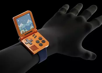 Retro Gaming Watch: a wristwatch that turns into a Game Boy-style gaming console