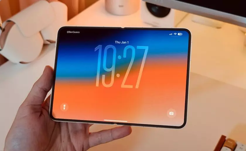 Первый взгляд на революционный iPhone Fold