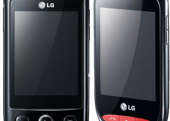 Бюджетные сенсорные телефоны LG T300 и T310 представлены в Украине