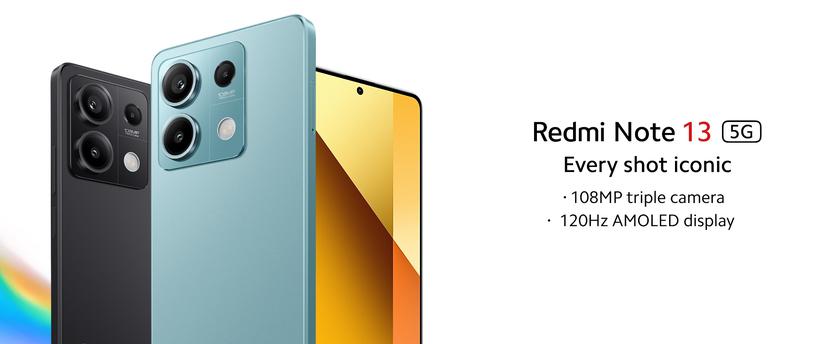 Xiaomi выпустила Redmi Note 13 5G на глобальном рынке