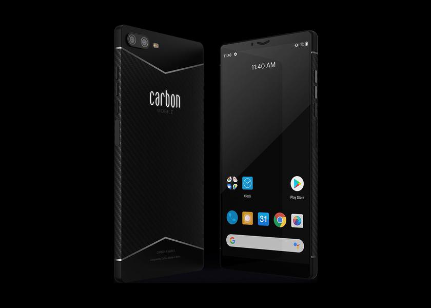 Carbon 1 Mark II — первый в мире смартфон с корпусом из карбоновых волокон, который весит всего 125 г