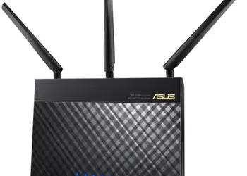 Двухдиапазонный беспроводной роутер ASUS RT-AC68U с пропускной способностью до 1900 Мбит/с