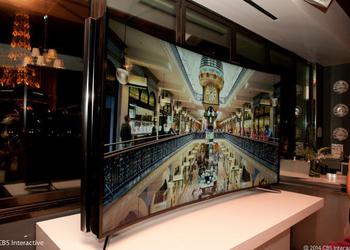 Samsung продемонстрировала прототип гнущегося 85-дюймового телевизора и изогнутые UHD ТВ