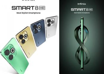 Infinix Smart 8 HD – бюджетный смартфон с дизайном Apple iPhone 15 Pro стоимостью $75