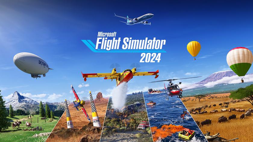 Взгляд в небо: представлен официальный арт Microsoft Flight Simulator 2024