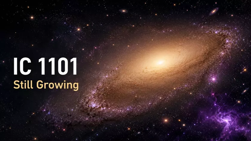 Галактика IC 1101 в центре скопления Abell 2029