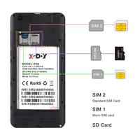 New XGODY P30 Mobile Phone Android 9.0 6" 18:9 2G 16G Cellphone MTK6580 Quad Core Dual Sim 5MP Camera GPS 3G Celular Smartphone