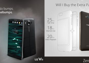 LG и ASUS троллят "горбатый" чехол Apple Smart Battery Case