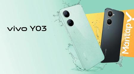 vivo Y03: бюджетний смартфон з екраном на 90 Гц, чипом MediaTek Helio G85 і захистом IP54