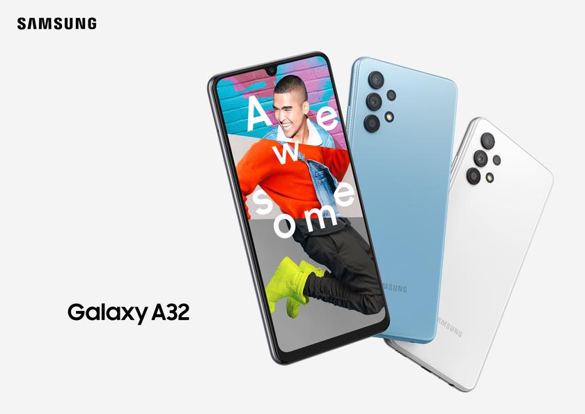 ⚡Samsung Galaxy A32 4G: первый 📱 смартфон A-серии c AMOLED-дисплеем на 90 Гц 👍