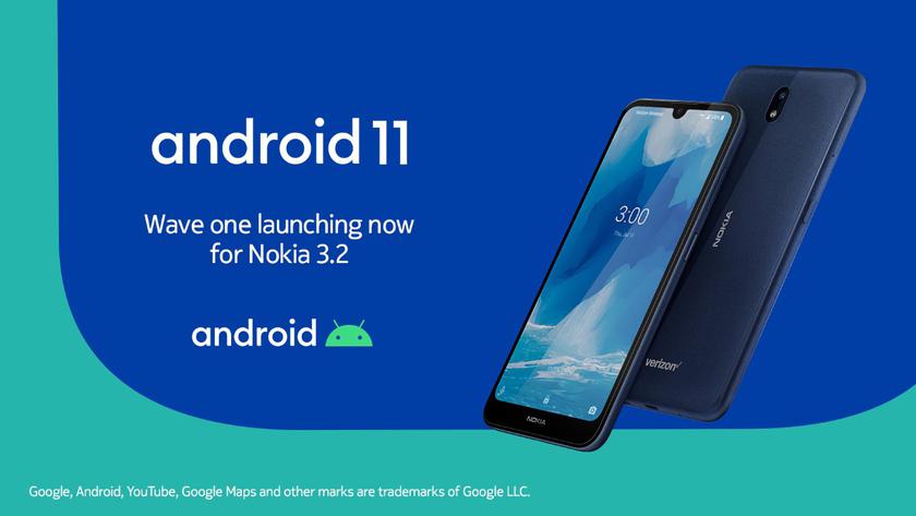 HMD Global выпустила обновление Android 11 для бюджетника Nokia 3.2