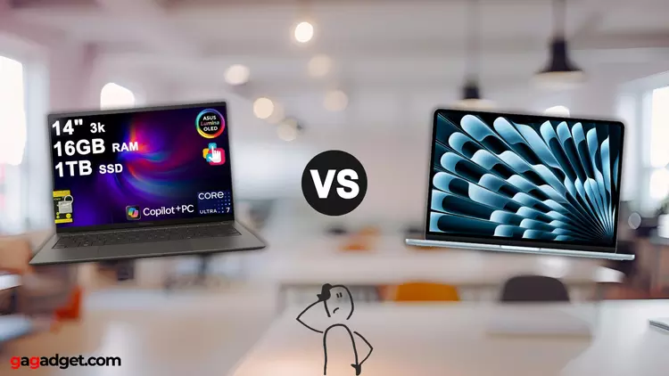 Asus Zenbook S14 vs Apple Macbook ...