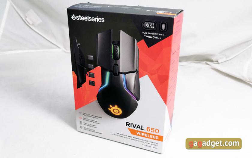Огляд SteelSeries Rival 650 Wireless: бездротова геймерская миша з подвійним сенсором та швидкою зарядкою-3