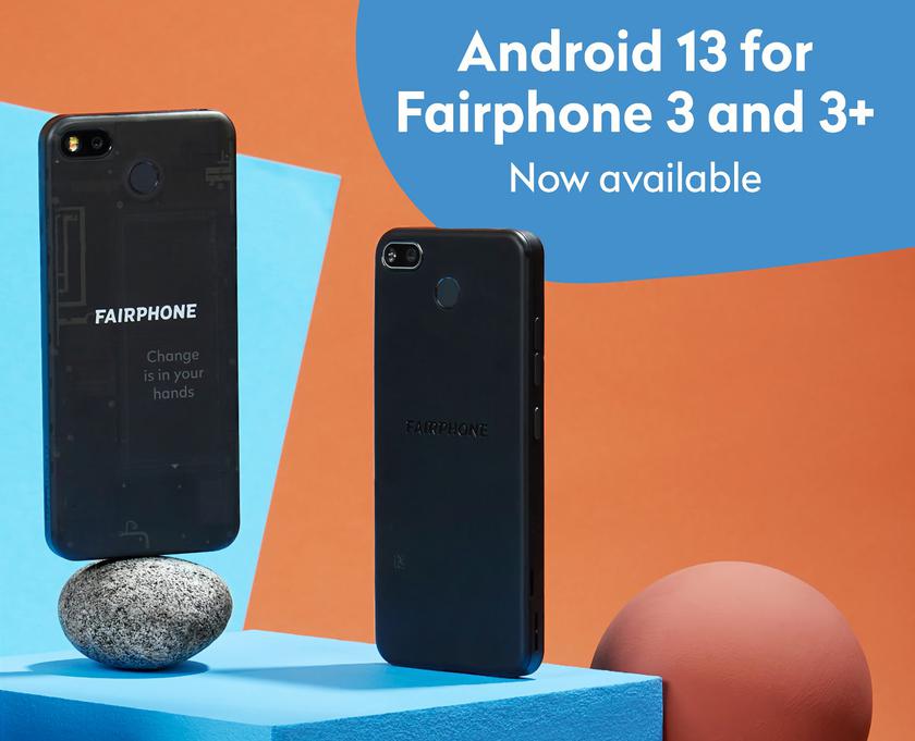 Fairphone 3 и Fairphone 3+ получили обновление Android 13 и расширенную поддержку до 2026 года