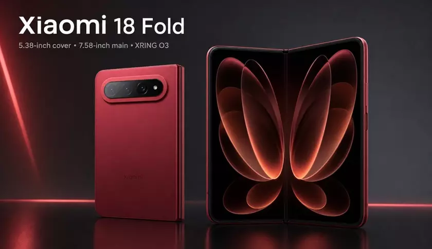 Xiaomi 18 Fold: сначала в рендерах, а потом в вашем кармане