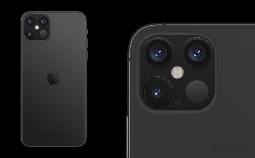 iPhone 12 Pro появился на рендере с тройной камерой и сканером LiDAR, как в iPad Pro