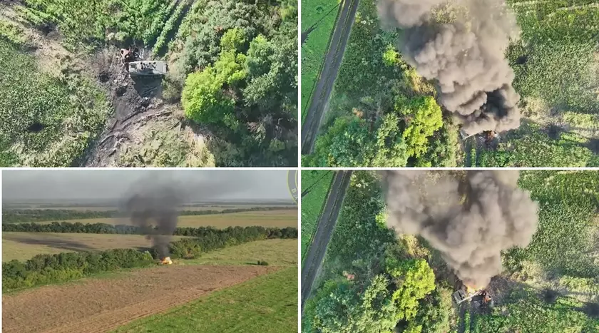 Шесть FPV-дронов общей стоимостью $2100 уничтожили российские БМП-1, БМП-2 и БТР-82А на сумму почти $1 млн