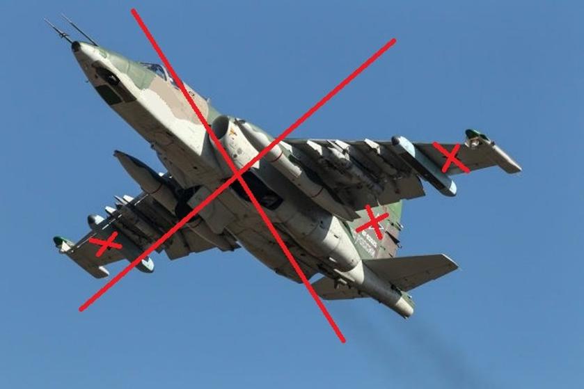 Украинские десантники уничтожили российский штурмовик Су-25 «Грач» стоимостью $11 000 000